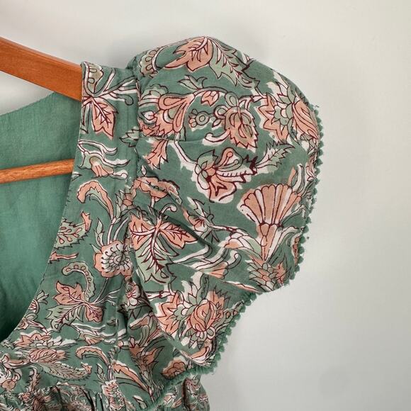 SAYLOR Ruffle Shouler Darya Maxi Dress // S - Picture 7 of 12